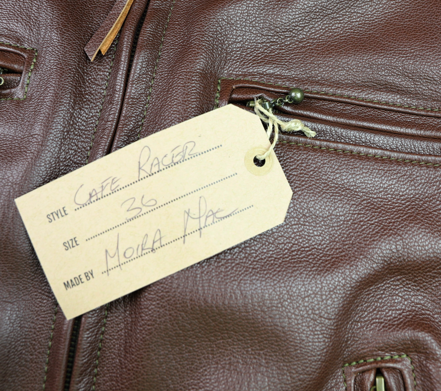 Aero Cafe Racer Russet Goatskin EU8 name tag.jpg