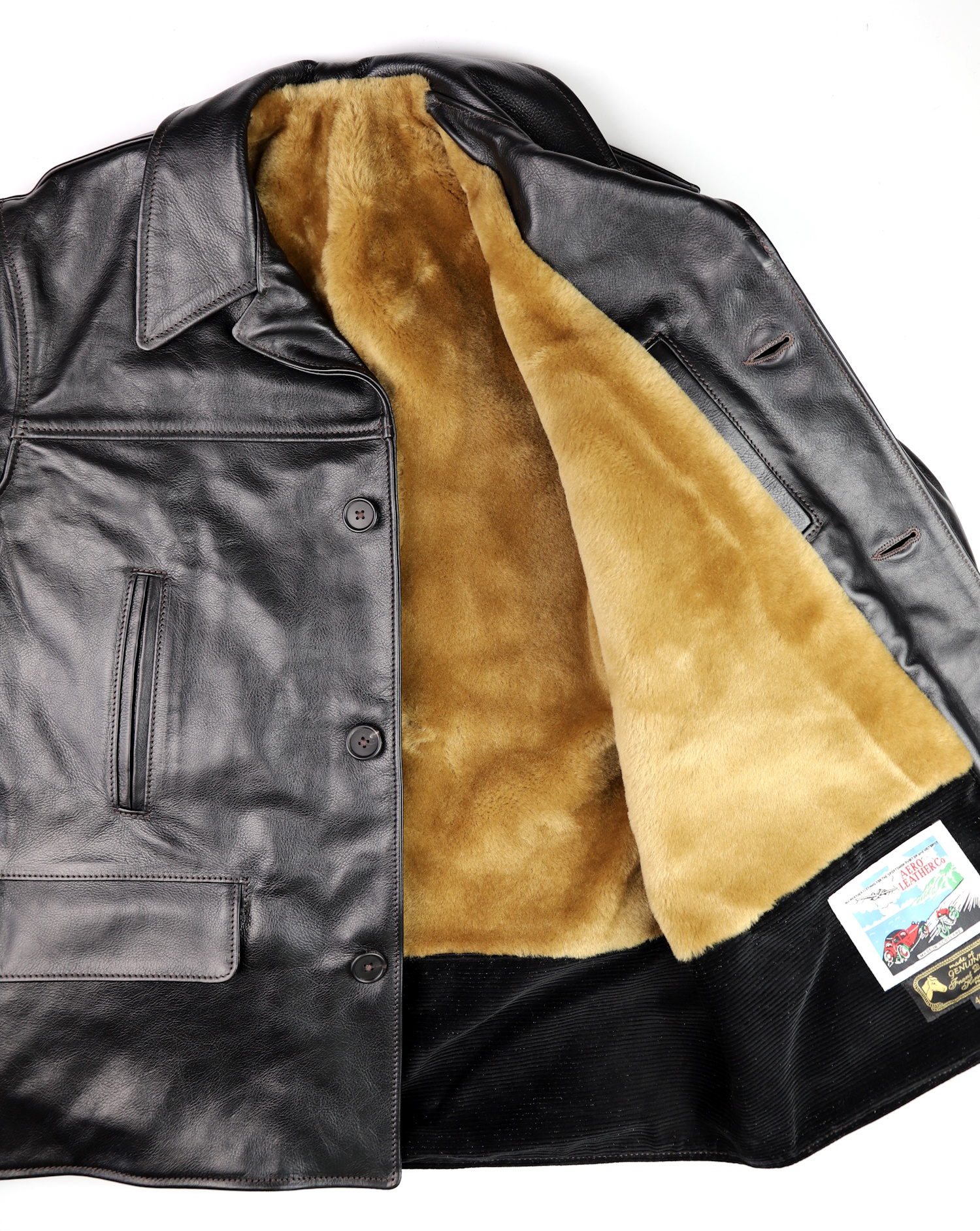 Aero Cheyenne Blackened Brown Vicenza golden fur lining.jpg