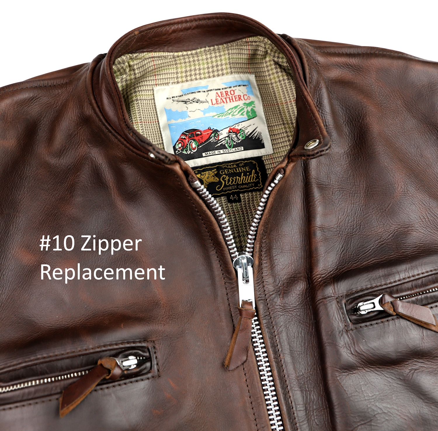 Aero CXL Steerhide Cafe Racer #10 zipper replacement.jpg