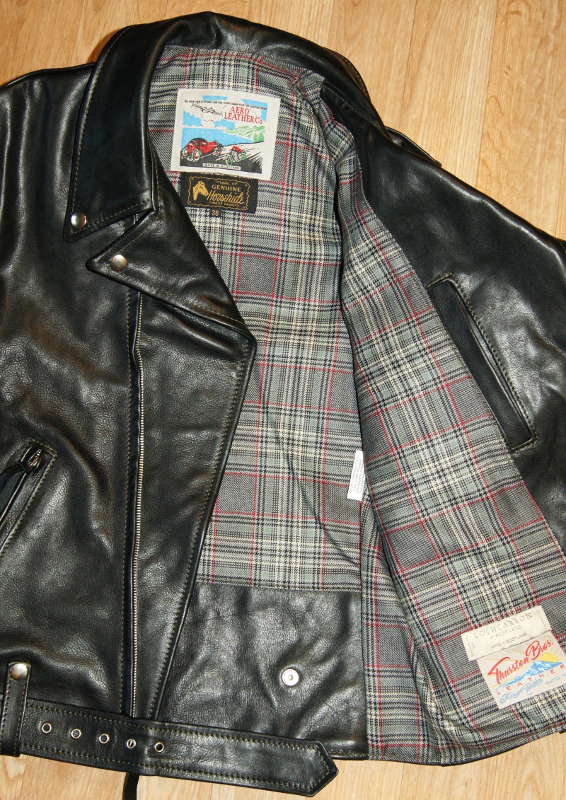 Aero D-Pocket Ridley Black Vicenza Horsehide GC2 size 38 Plockton Check Tweed.jpg