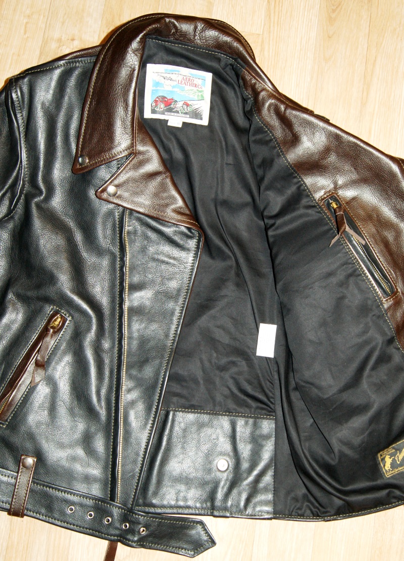 Aero D-Pocket Ridley Two-Tone Dark Seal and Black Vicenza Horsehide black cotton sateen lining.jpg