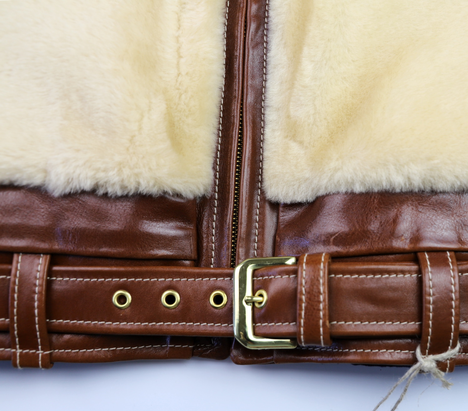 Aero Grizzly Russet Badalassi Blonde Fur belt.jpg