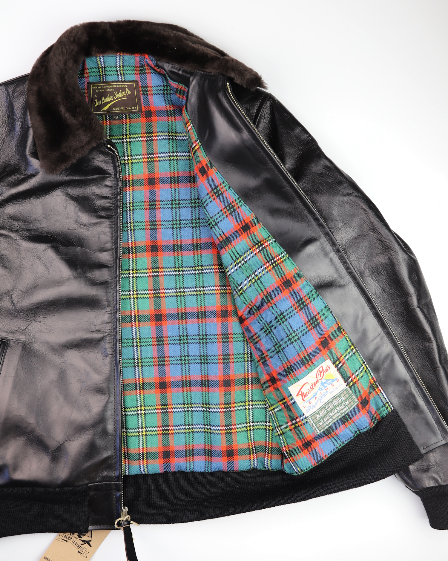 Aero Happy Days Black CXL FQHH Nicolson Weathered Ancient heavyweight tartan lining.jpg