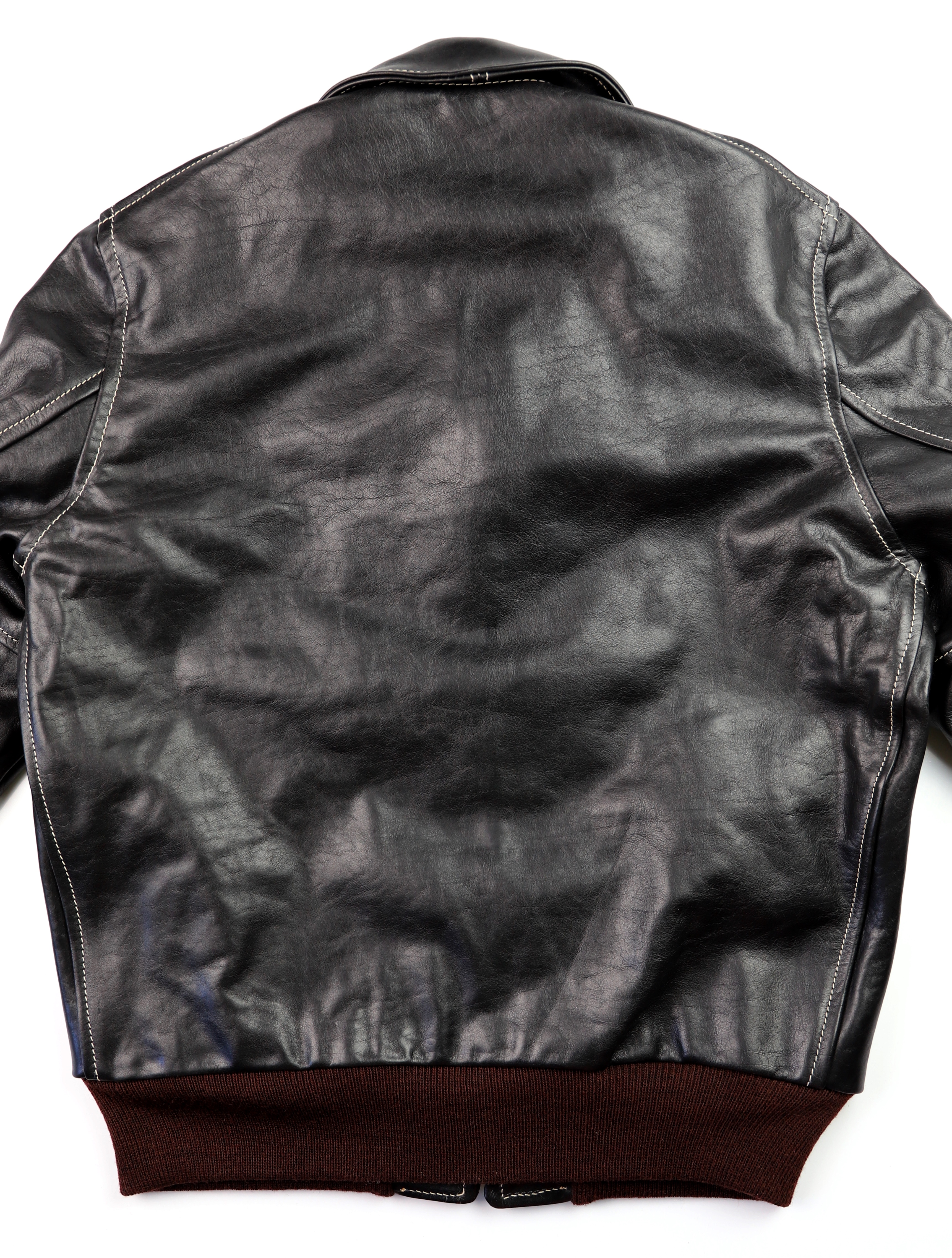 Aero Happy Days Black Vicenza Horsehide BT3 back.jpg