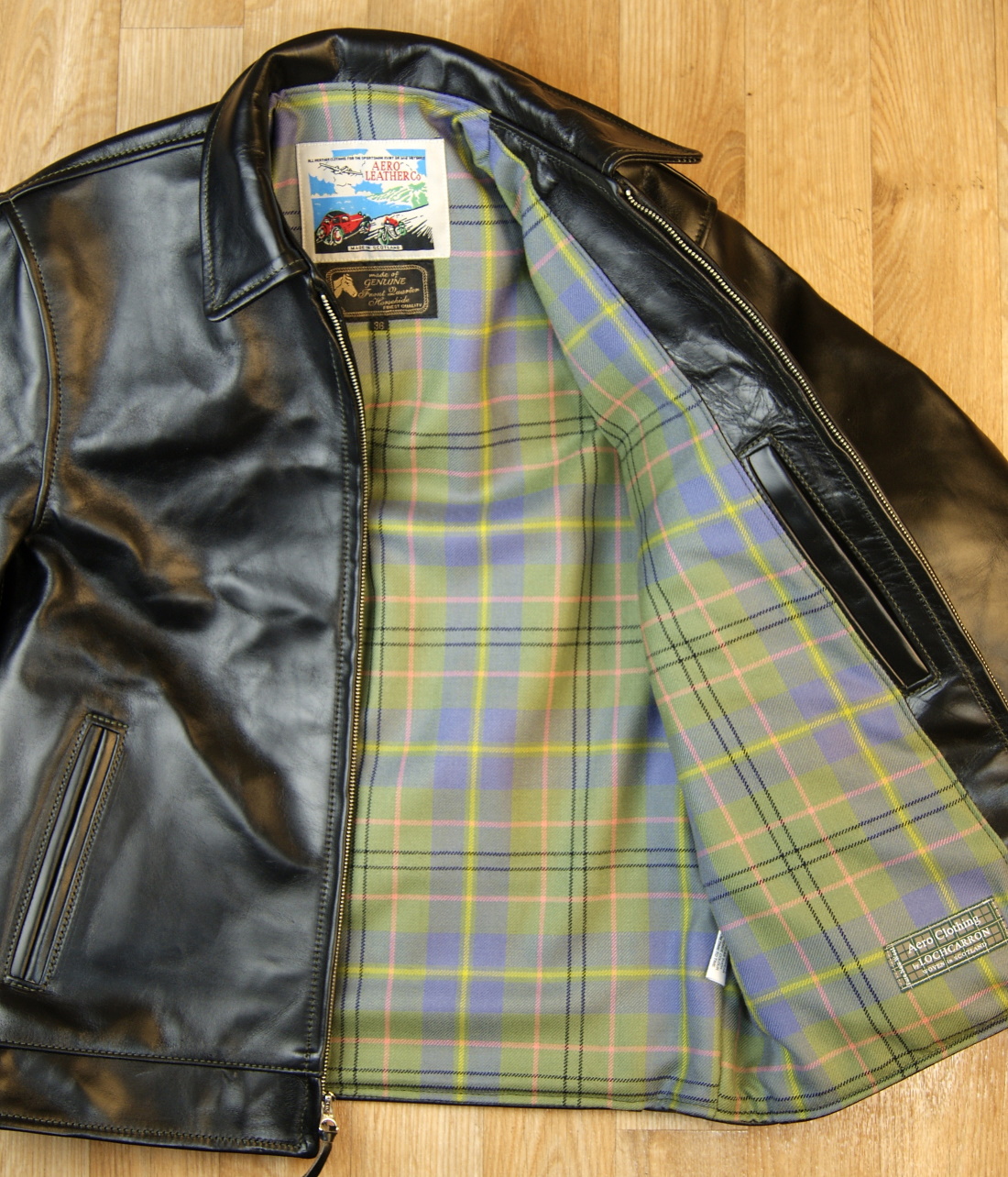 Aero Highwayman Black CXL FQHH NJC Taylor Ancient tartan lining.jpg