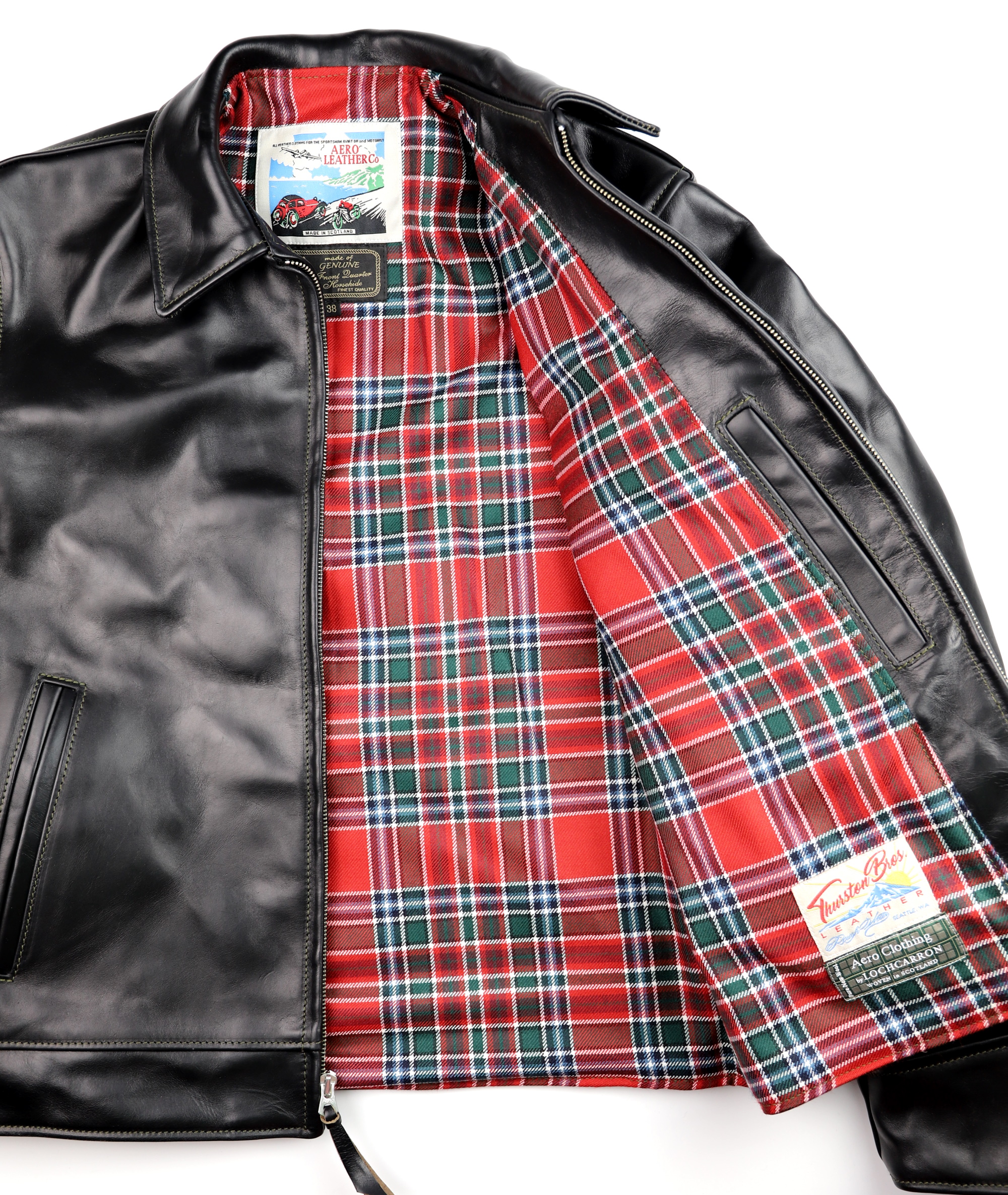 Aero Highwayman Black CXL FQHH S8F MacBean Modern tartan lining.jpg