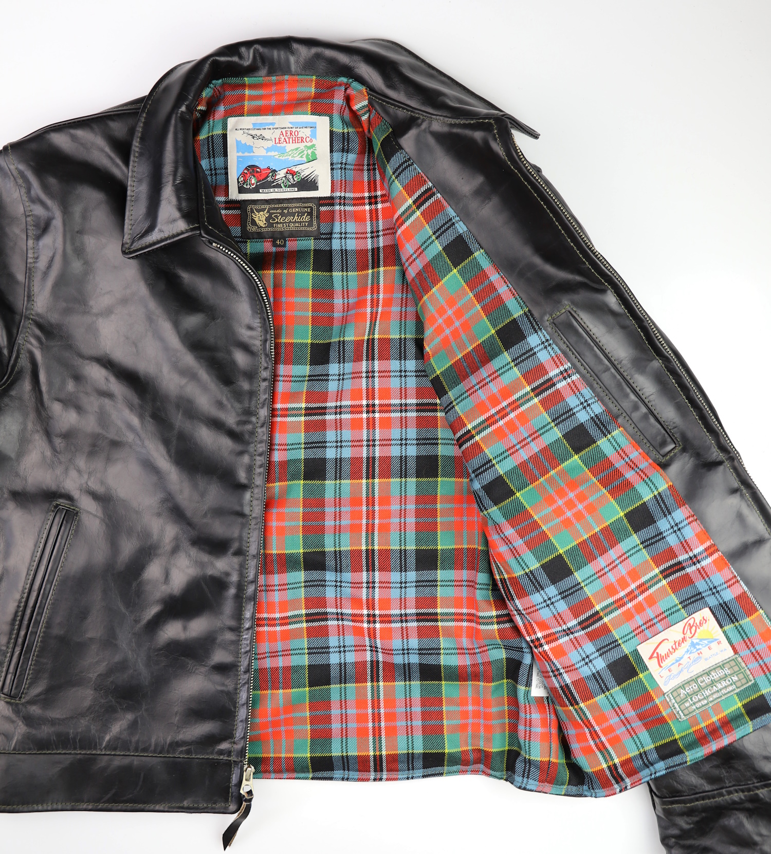 Aero Highwayman Black CXL Steerhide CB1 Kidd Ancient tartan lining.jpg