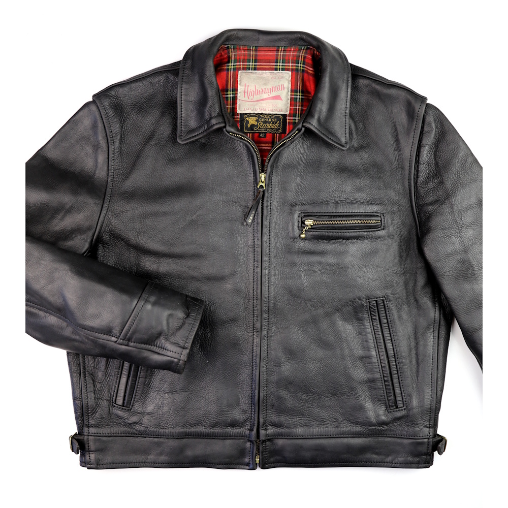 Aero Highwayman Black CXL Steerhide Gently Worn front IG square.jpg