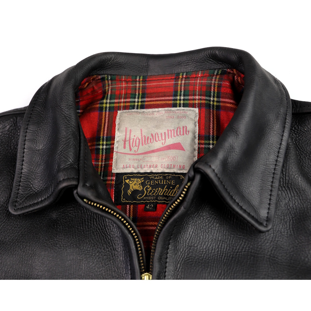 Aero Highwayman Black CXL Steerhide Gently Worn tag IG square.jpg