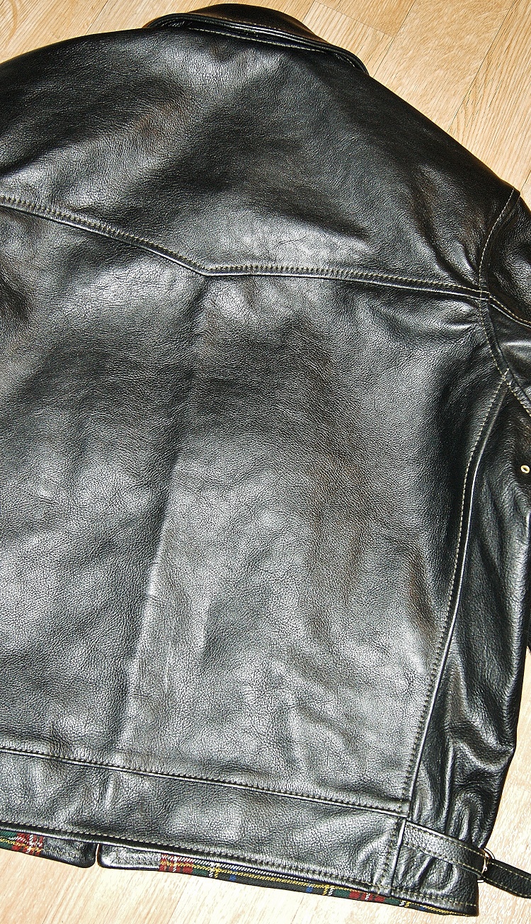 Aero Highwayman Black Vicenza Horsehide back.jpg