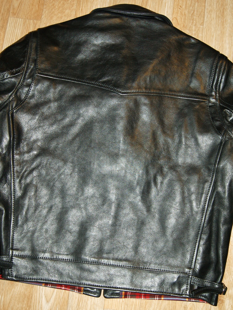 Aero Highwayman Black Vicenza Horsehide back.jpg