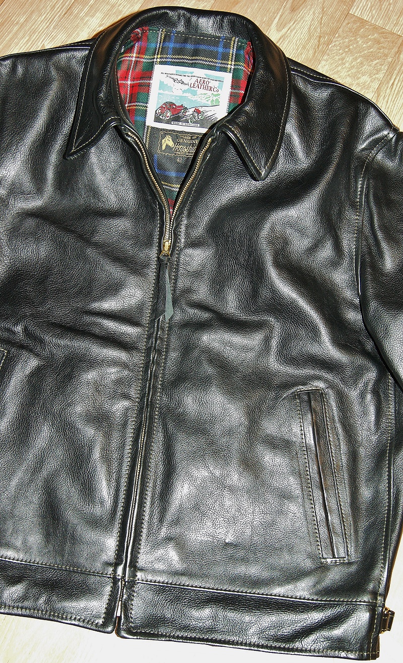 Aero Highwayman Black Vicenza Horsehide front.jpg