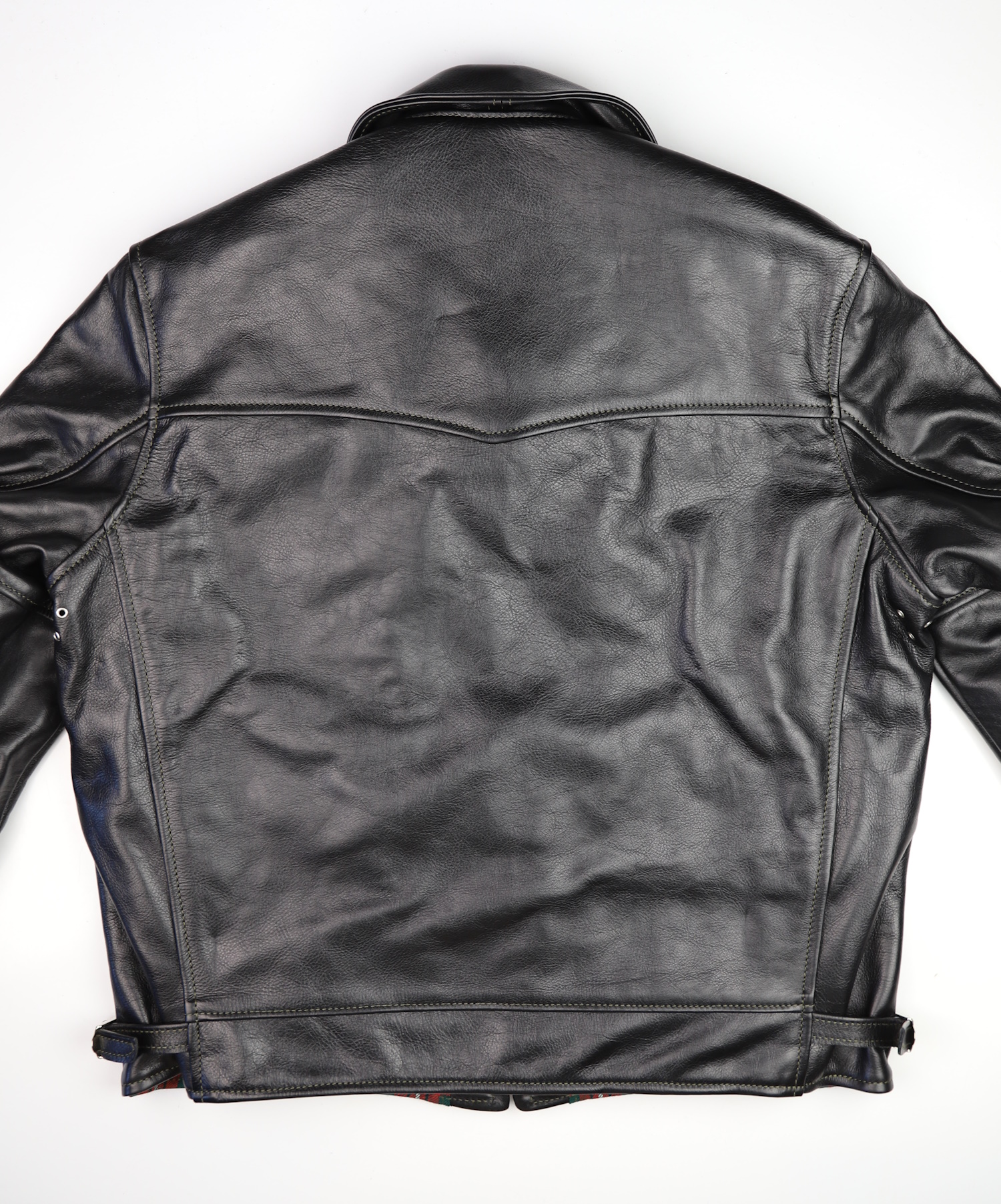 Aero Highwayman Black Vicenza Horsehide NU2 back.jpg