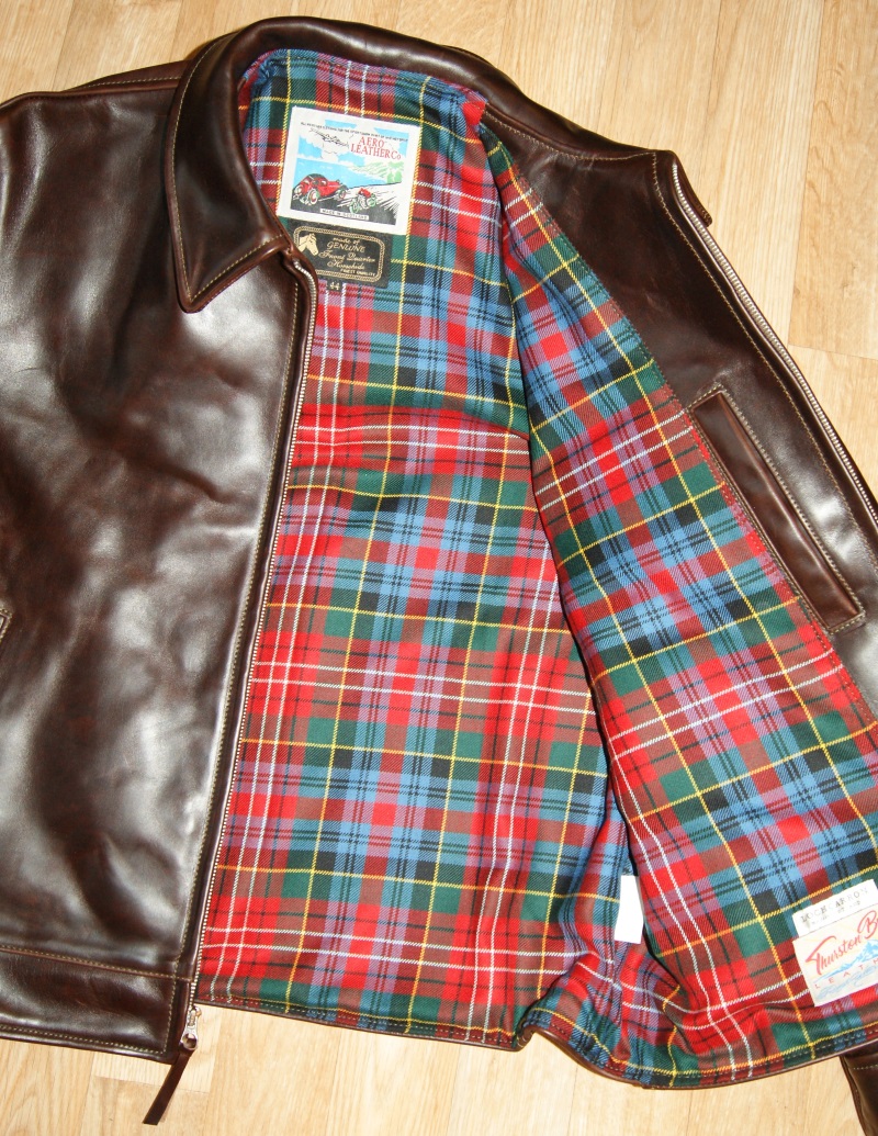 Aero Highwayman Brown CXL FQHH 6N8 Caledonia Modern tartan lining.jpg