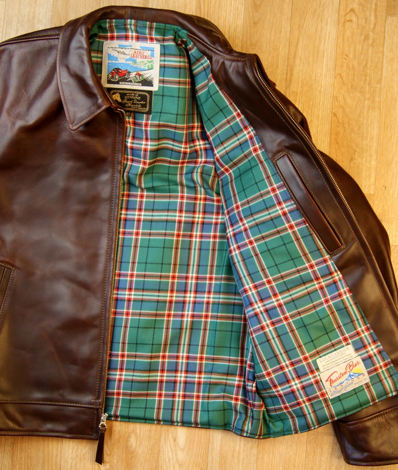 Aero Highwayman Brown CXL FQHH DL4 MacFarlane Hunting Ancient tartan lining.jpg