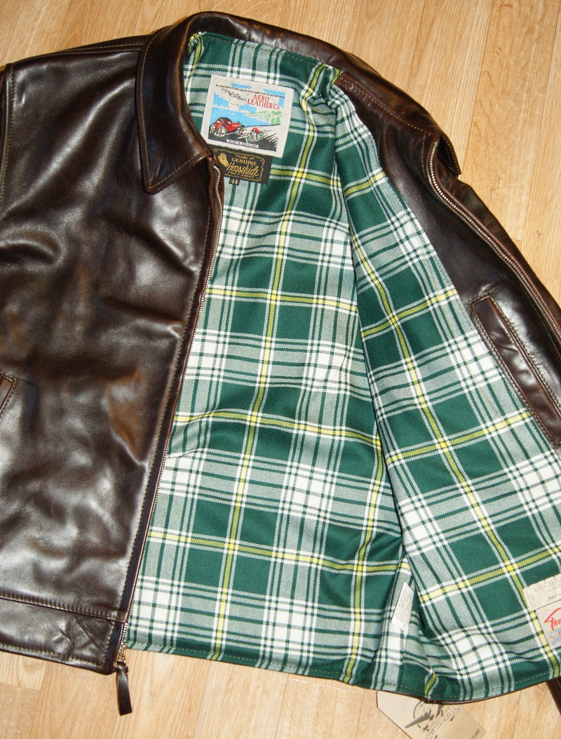 Aero Highwayman Brown CXL FQHH LK83 St Patrick tartan lining.jpg