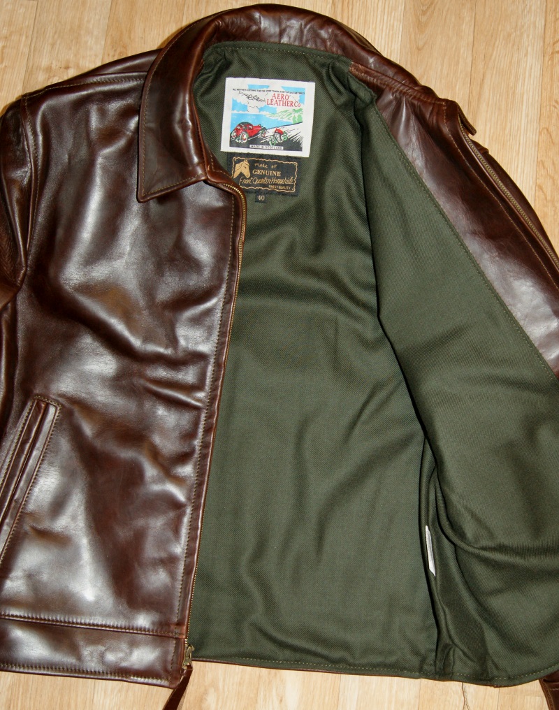 Aero Highwayman Brown CXL FQHH Z23 Green Weathered Plain Coloured wool lining.jpg