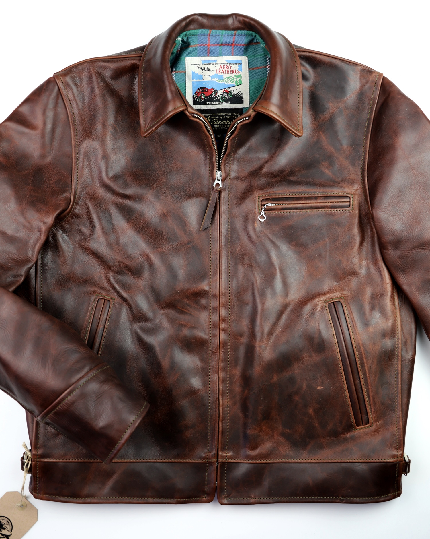 Aero Highwayman Brown CXL Steerhide 3VK front.jpg