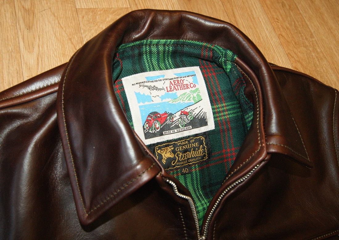 Aero Highwayman Brown CXL Steerhide 40 BP3 tag.jpg