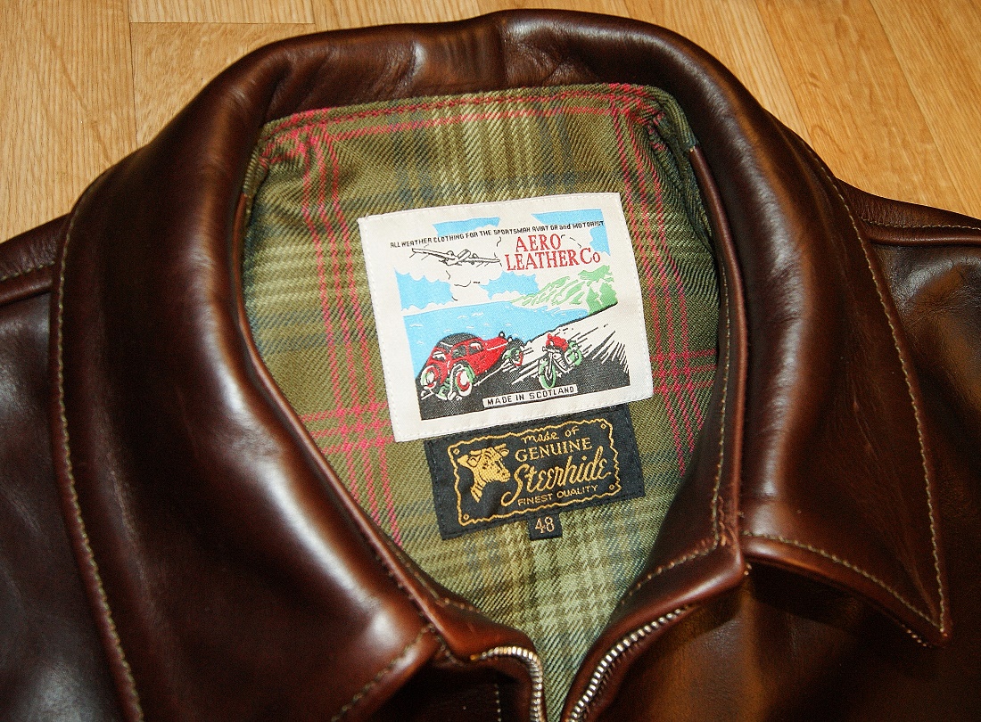 Aero Highwayman Brown CXL Steerhide 48 tag.jpg