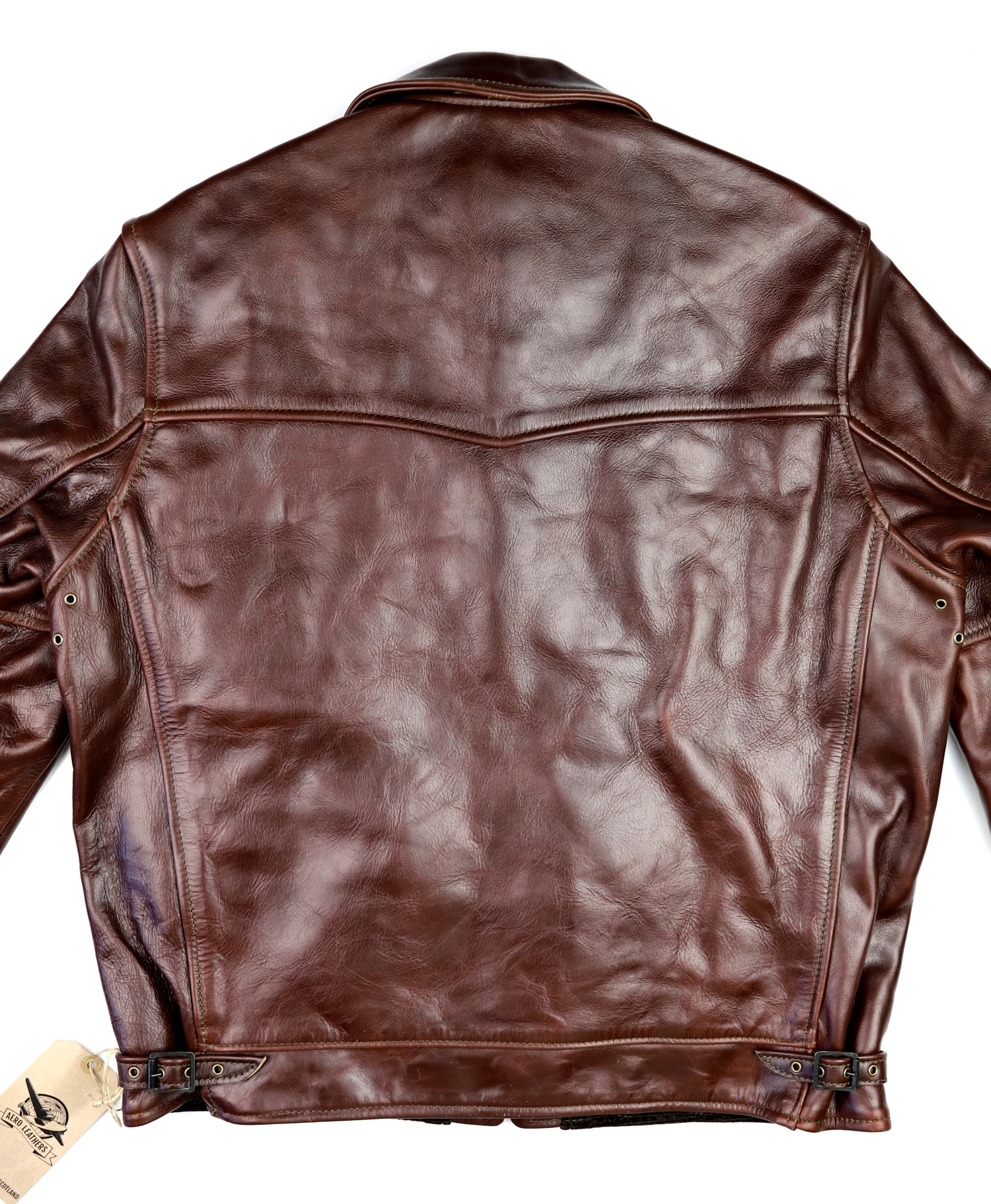 Aero Highwayman Brown CXL Steerhide KW9 back.jpg