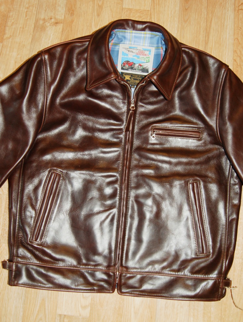 Aero Highwayman Brown CXL Steerhide size 42 X72 front.jpg