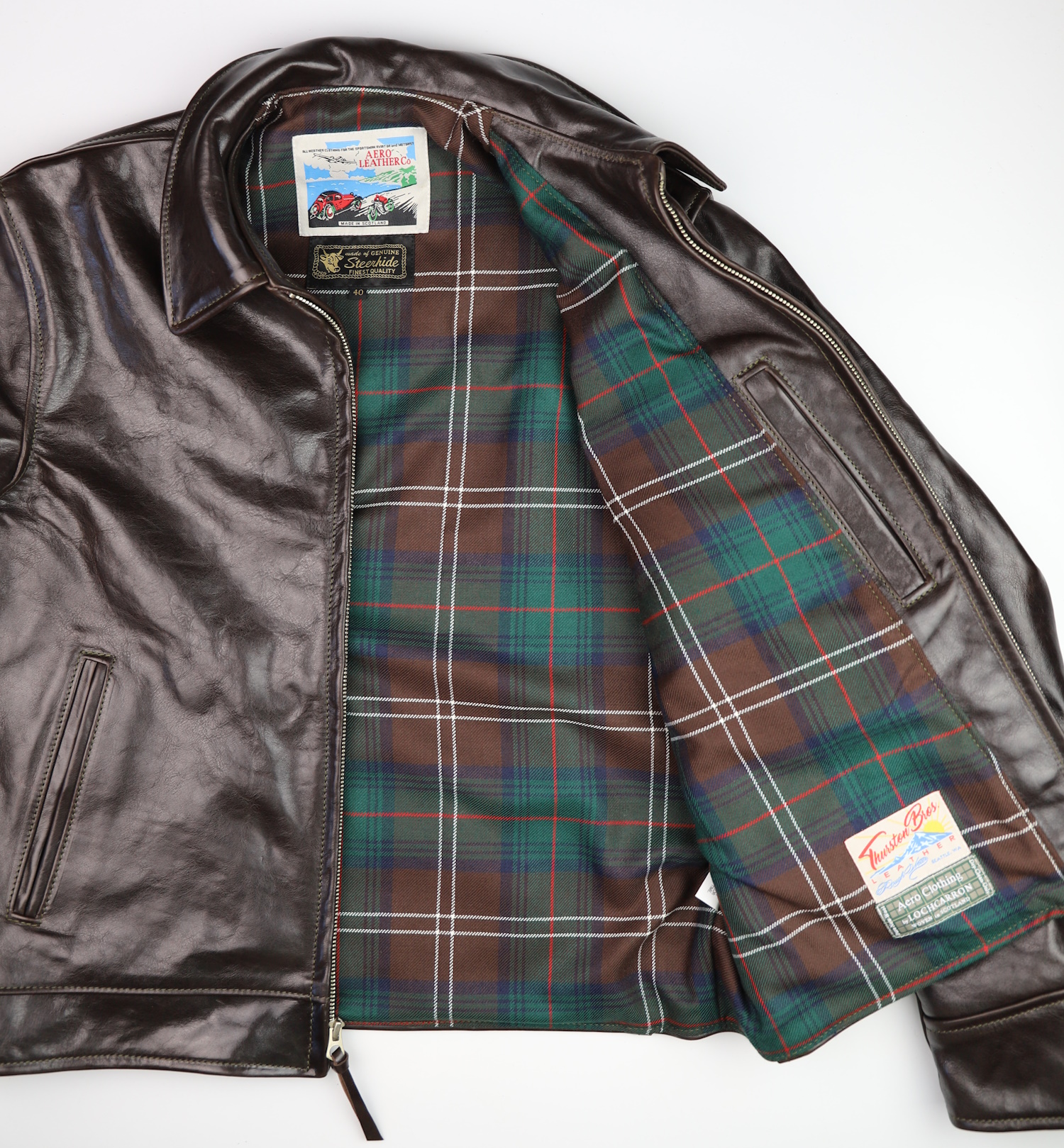 Aero Highwayman Chestnut Badalassi TR7 Chisholm Hunting Modern tartan lining.jpg