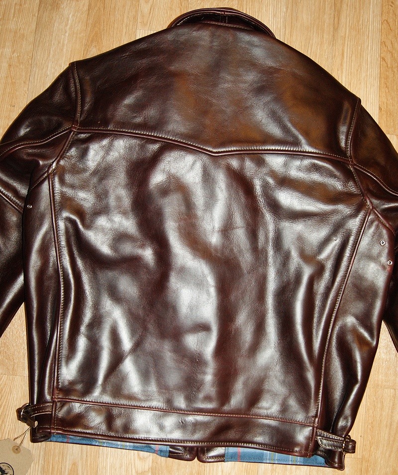 Aero Highwayman Cordovan CXL Steerhide back.jpg