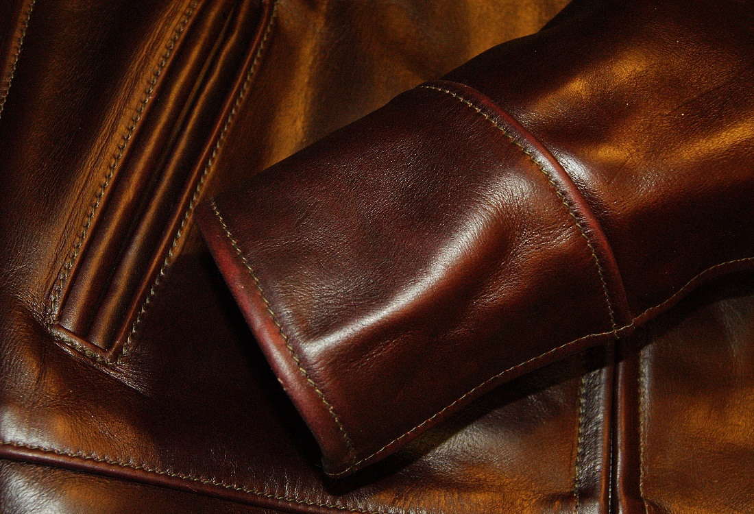 Aero Highwayman Cordovan CXL Steerhide cuff.jpg