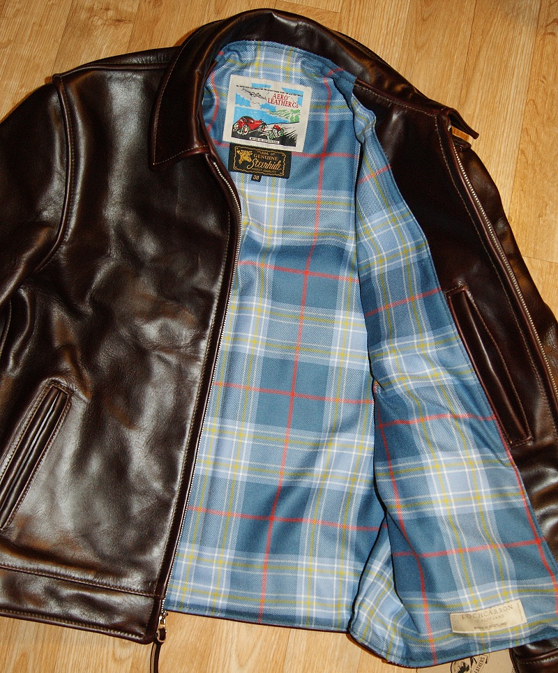 Aero Highwayman Cordovan CXL Steerhide Musseburgh tartan wool lining.jpg