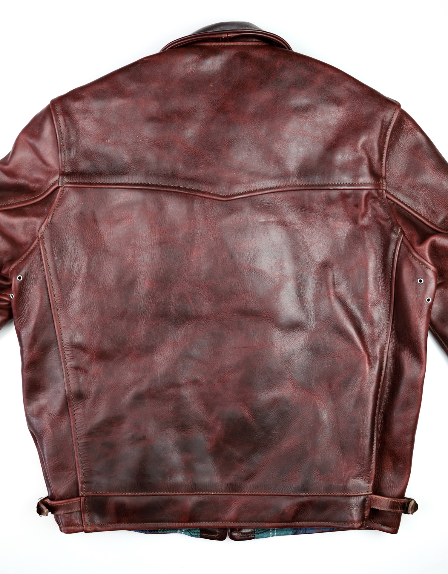 Aero Highwayman Cordovan CXL Steerhide UV2 back.jpg