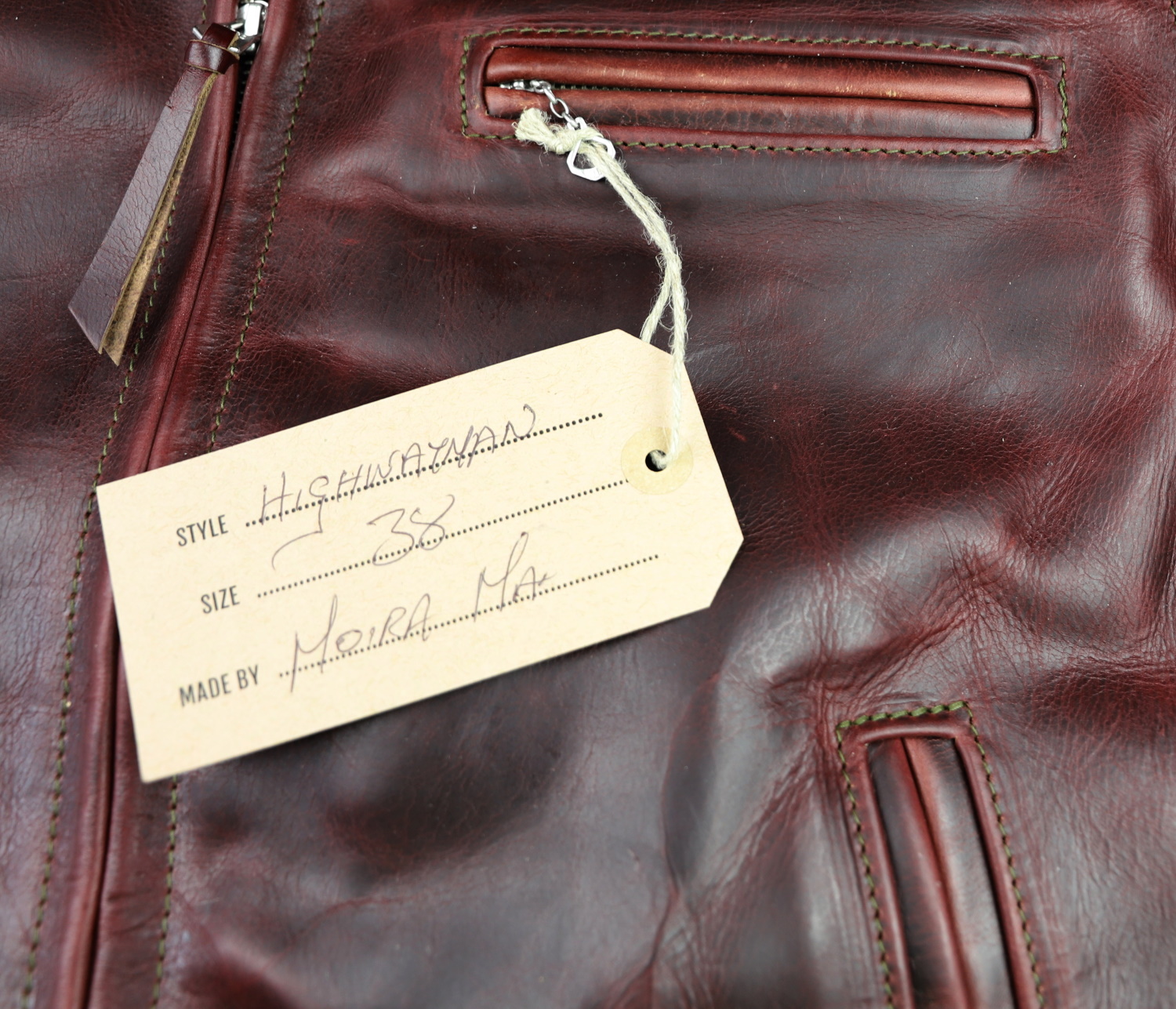 Aero Highwayman Cordovan CXL Steerhide UV2 name tag.jpg