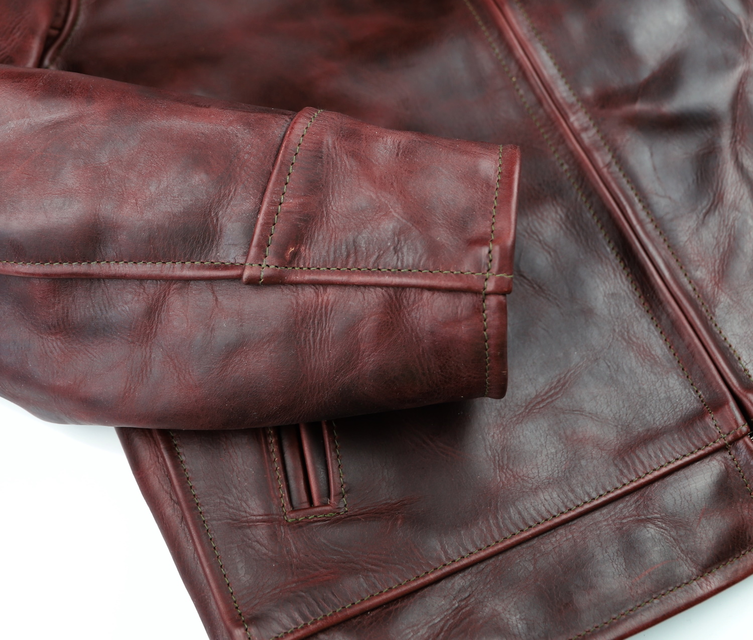 Aero Highwayman Cordovan CXL Steerhide UV2 straight cuff.jpg