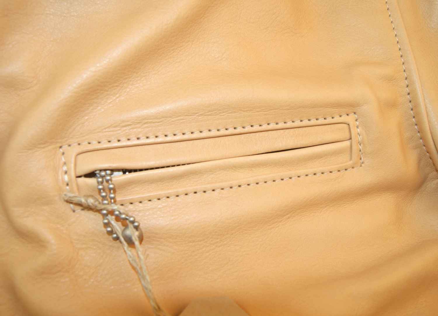 Aero Highwayman Natural Vicenza Horsehide chest pocket.jpg