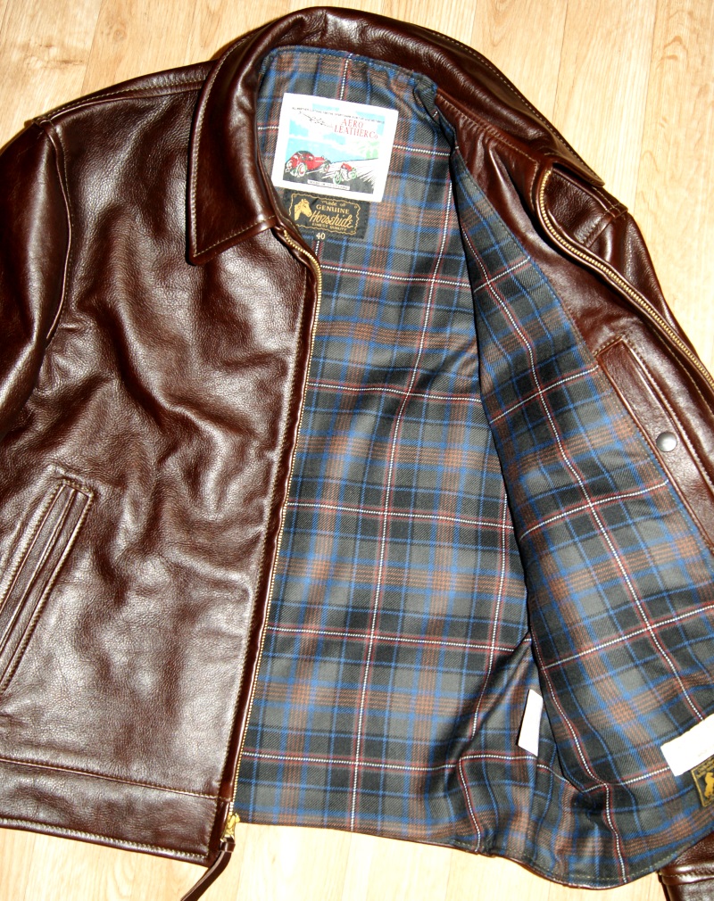 Aero Highwayman Seal Vicenza Horsehide 40 Capercaillie tartan lining.jpg