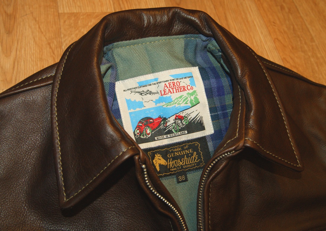 Aero Highwayman Seal Vicenza Horsehide BT76 tag.jpg