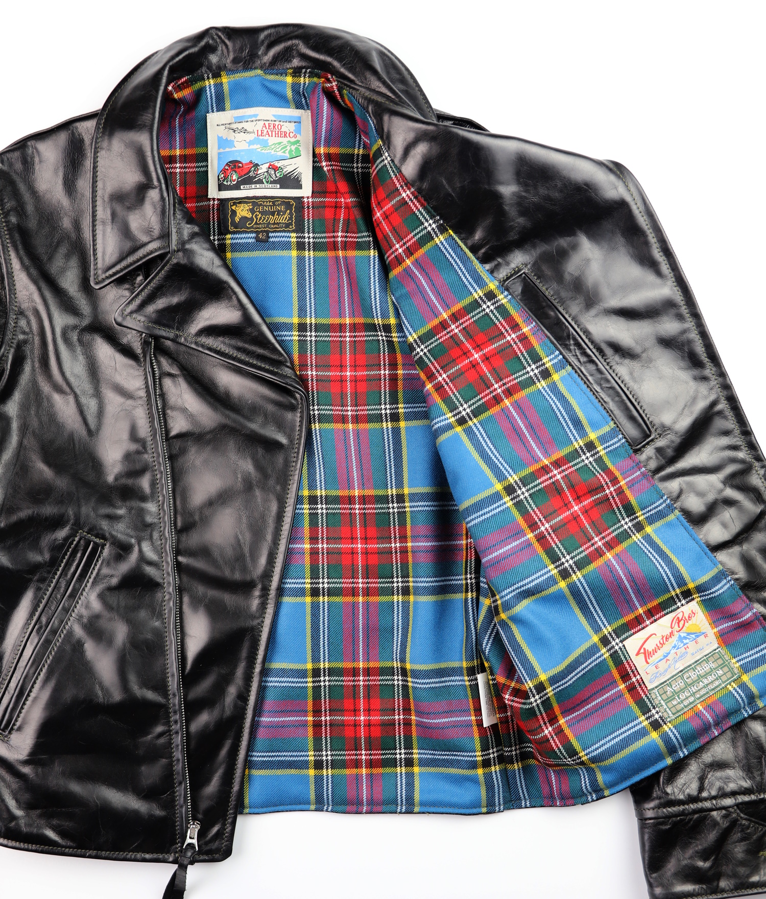 Aero Hooch Hauler Black Bainbridge MacBeth Modern tartan lining.jpg