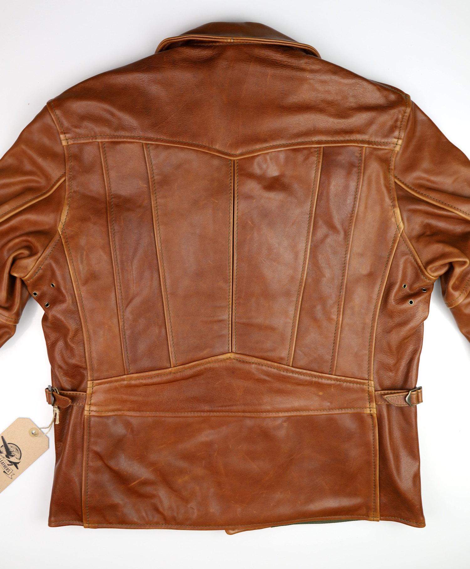 Aero Hooch Hauler Cognac Pinnacle Horsehide back.jpg