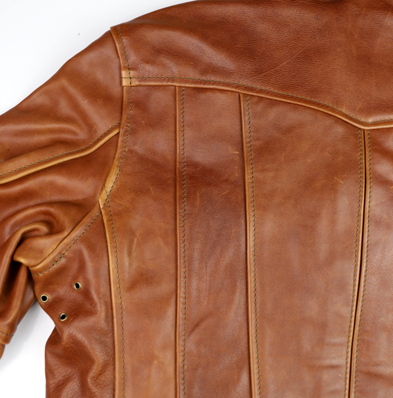 Aero Hooch Hauler Cognac Pinnacle Horsehide yoke.jpg