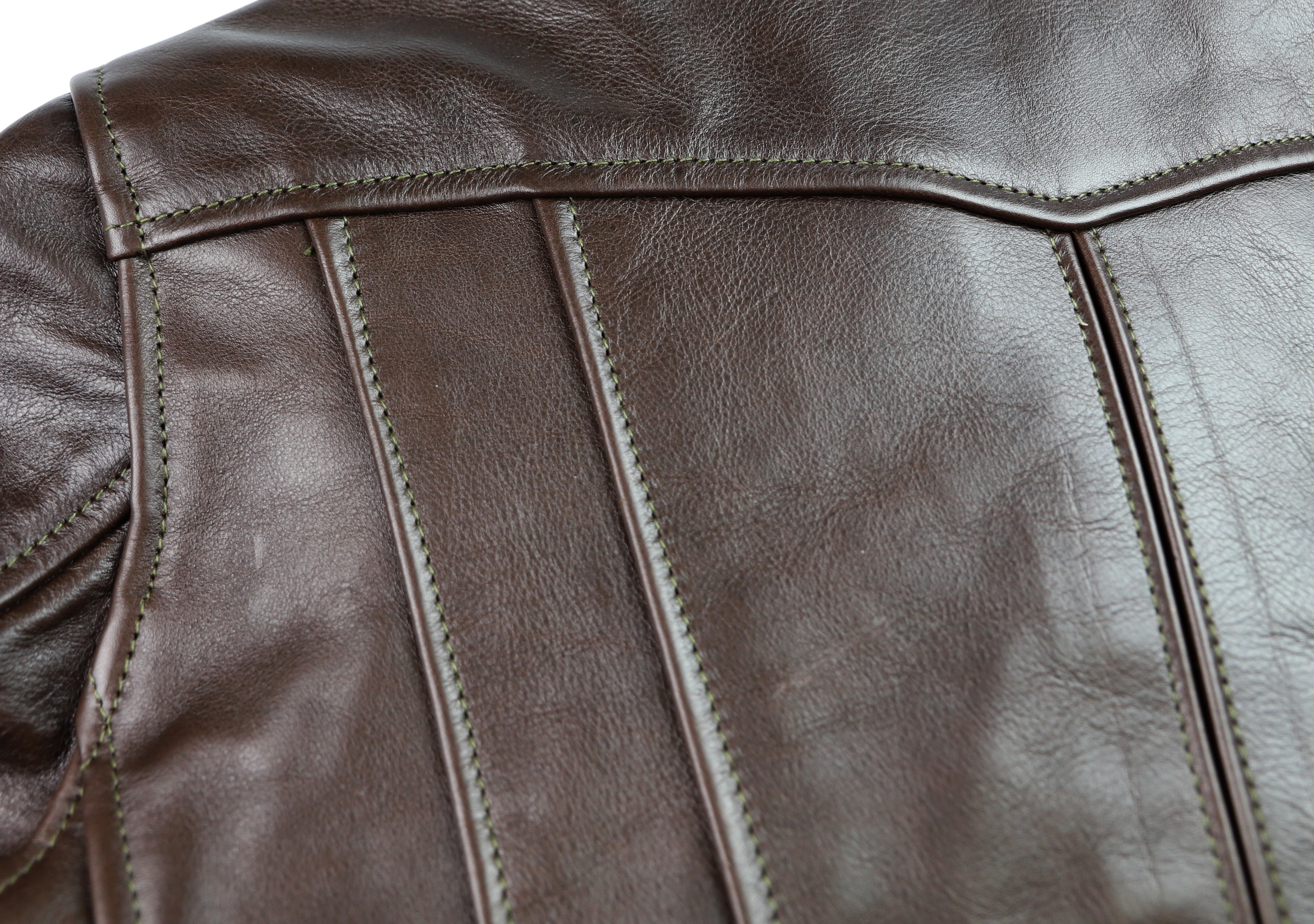 Aero Hooch Hauler Dark Seal Vicenza Horsehide ALW1 yoke.jpg