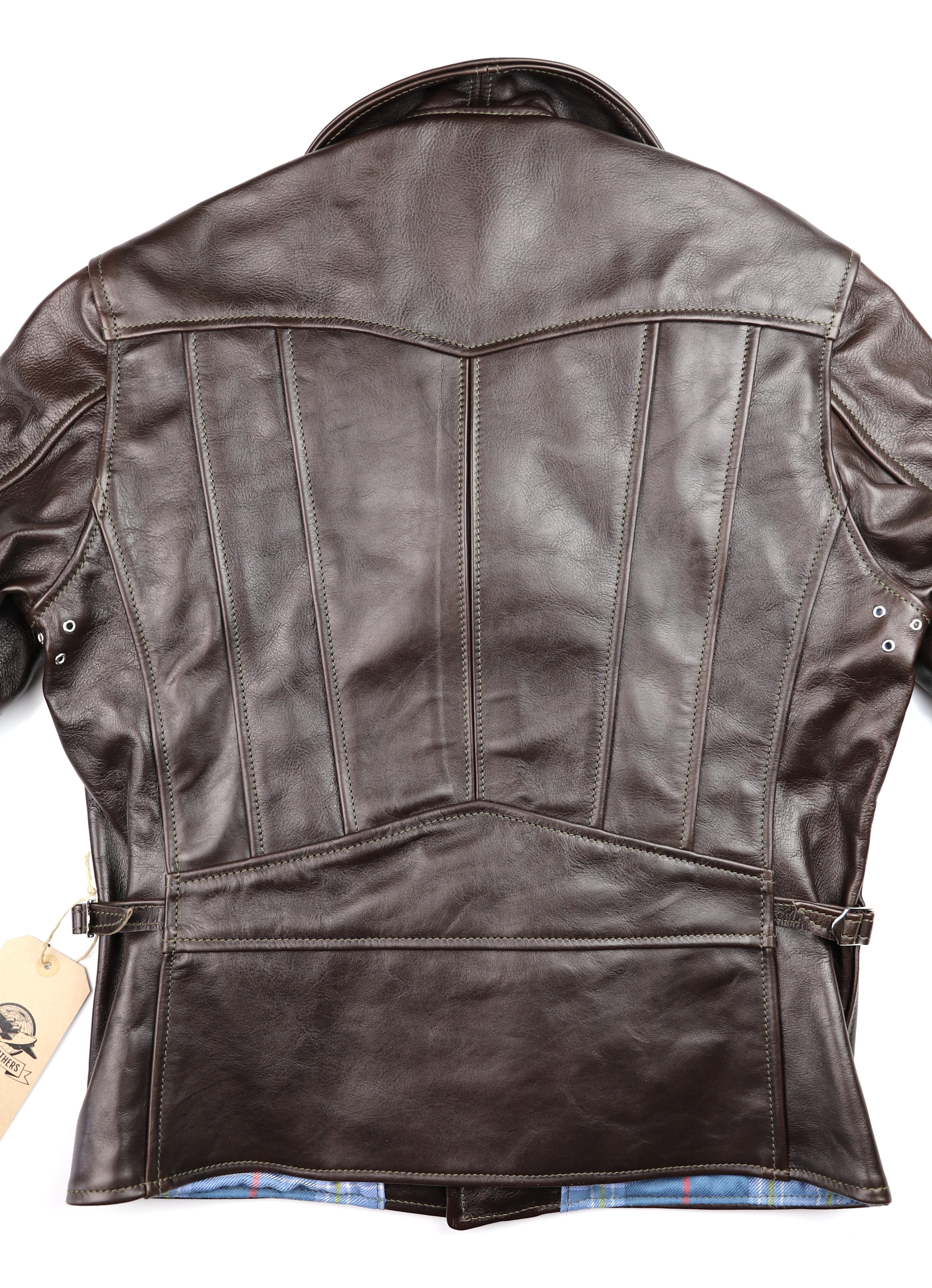 Aero Hooch Hauler Dark Seal Vicenza Horsehide LDU6 back.jpg