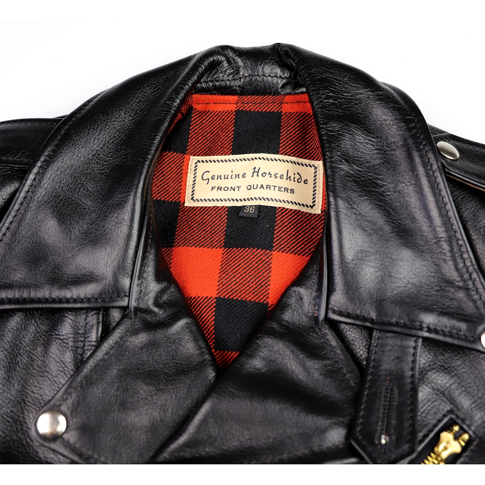 Aero Indian Ranger Black Vicenza Horsehide GA2 collar.jpg