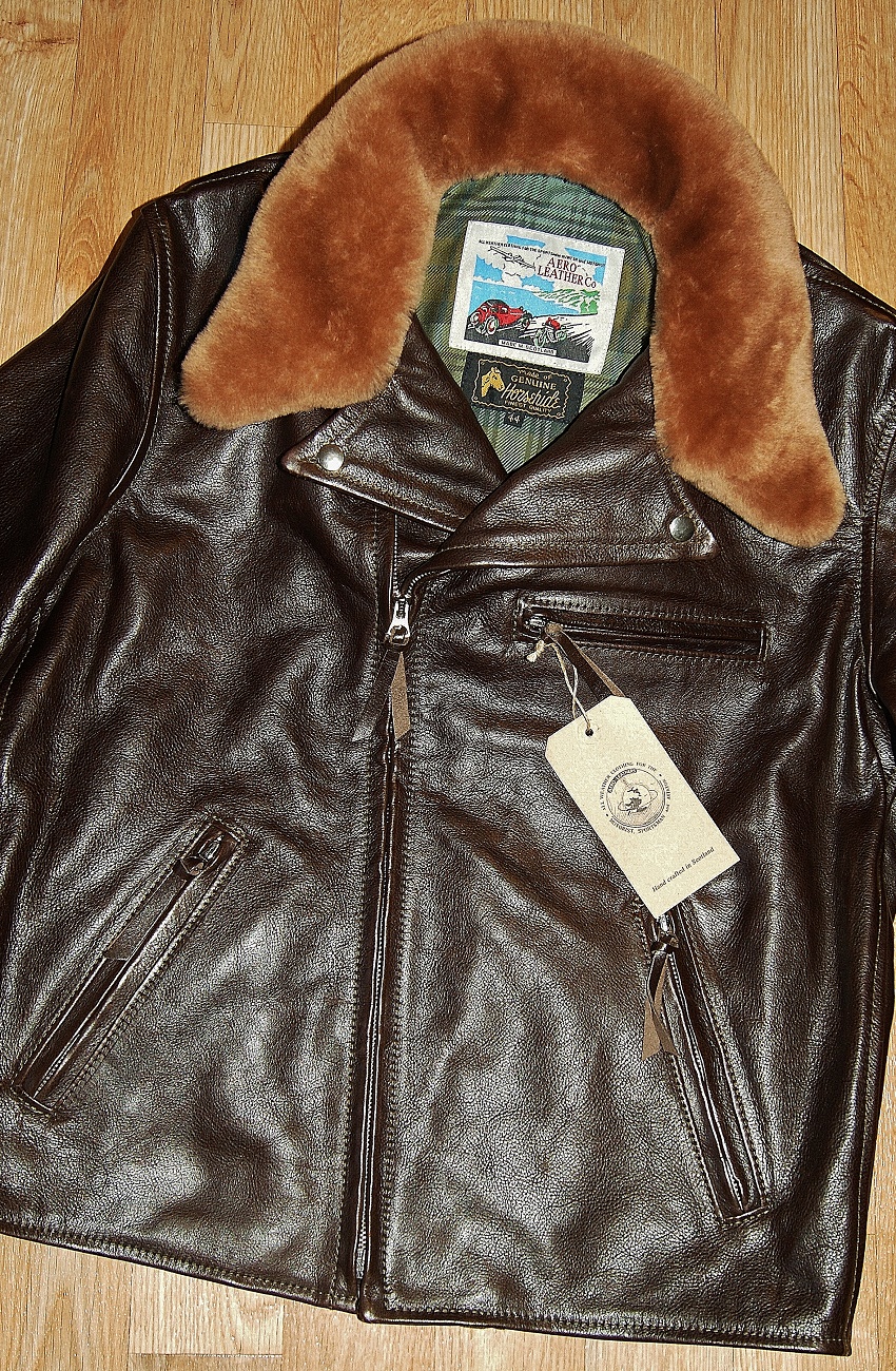 Aero J107 in Dark Seal Vicenza Front with Tan Fur Collar smaller.jpg