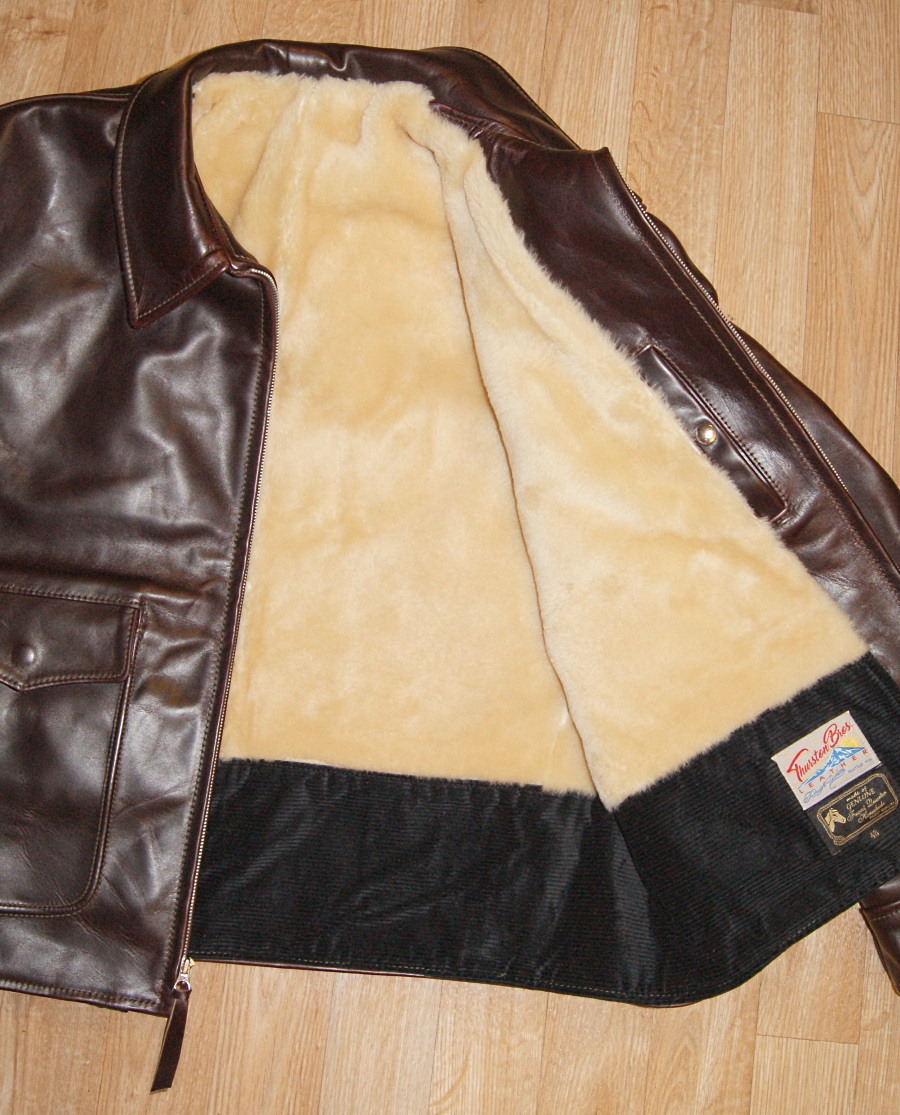 Aero Longshoreman Cordovan CXL FQHH Natural Shearling lining.jpg