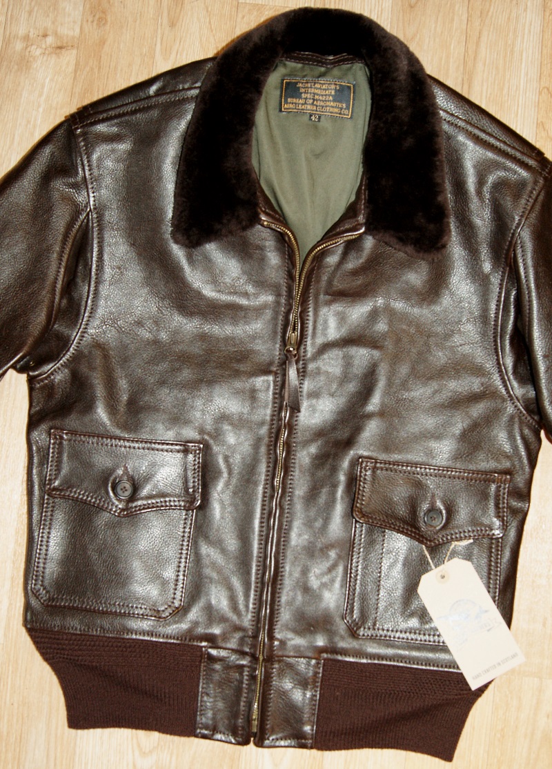 Aero M422a Dark Seal Vicenza Horsehide sz 42 front.jpg