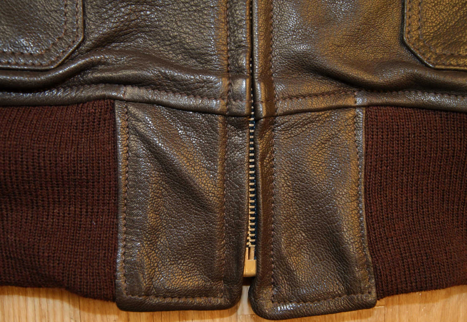 Aero M422a Seal Goatskin 6XK bottom hem.jpg