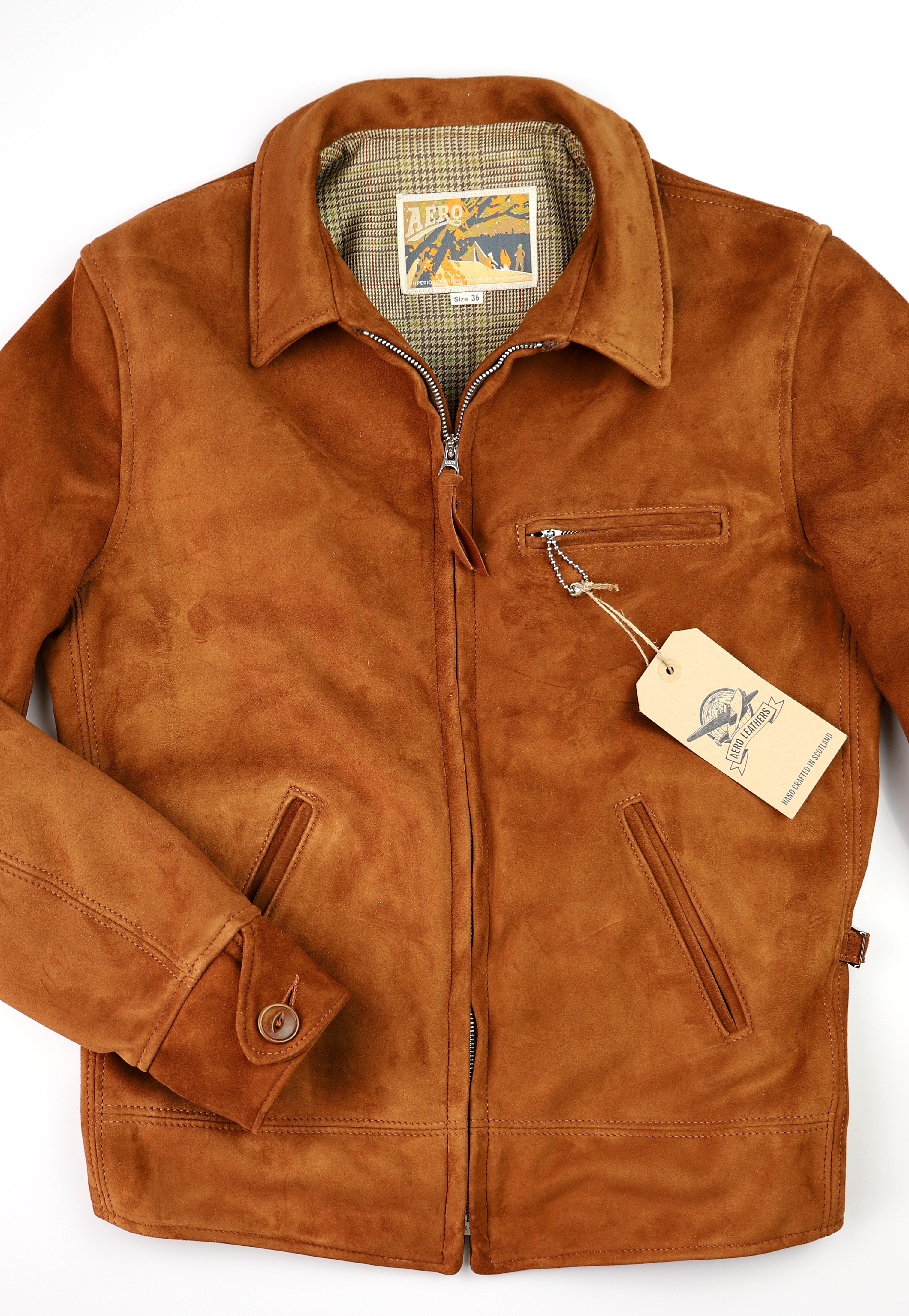 Aero Majestic Rust Suede Goatskin front.jpg