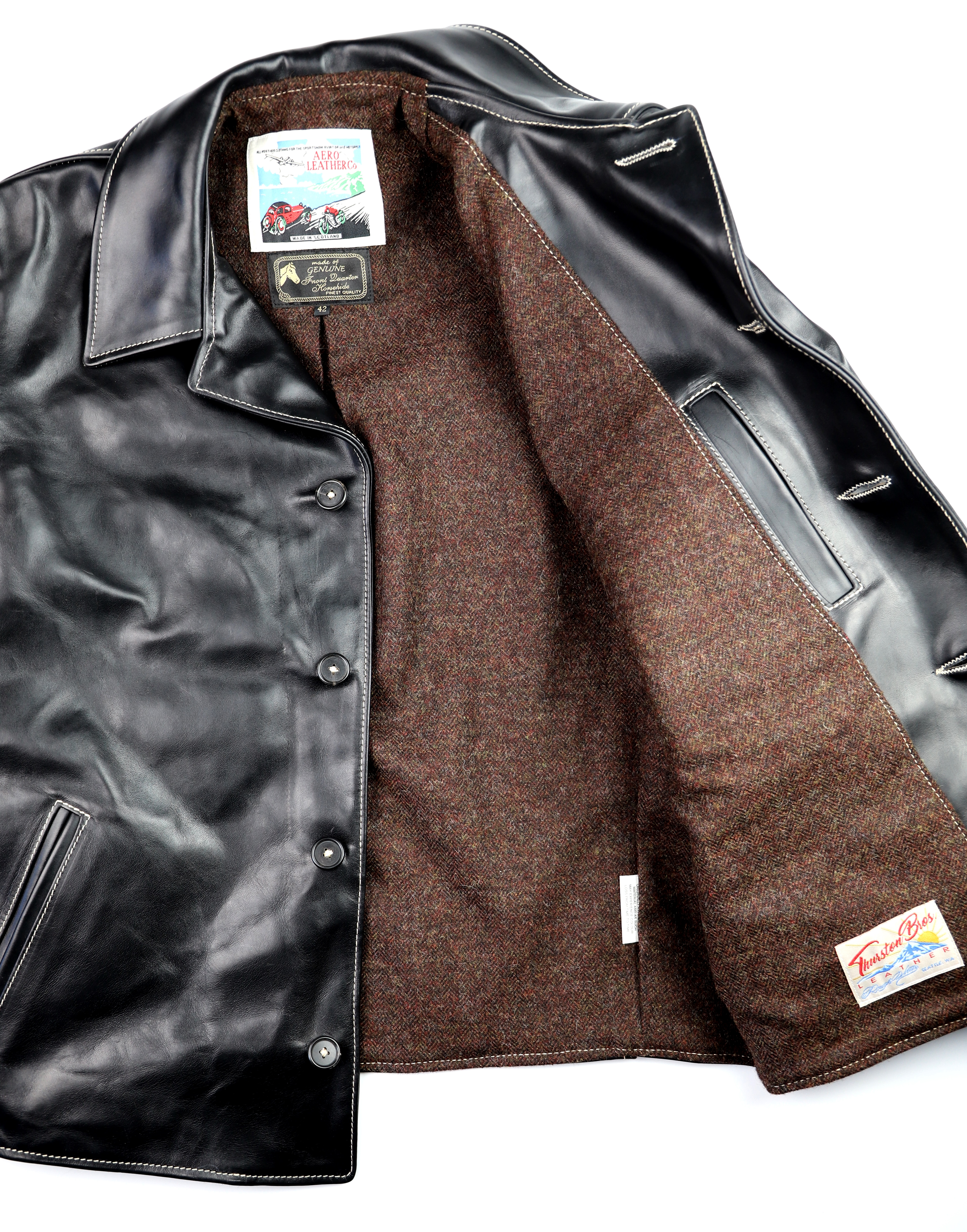 Aero Maxwell Black CXL FQHH AB5 Brown Herringbone Tweed lining.jpg