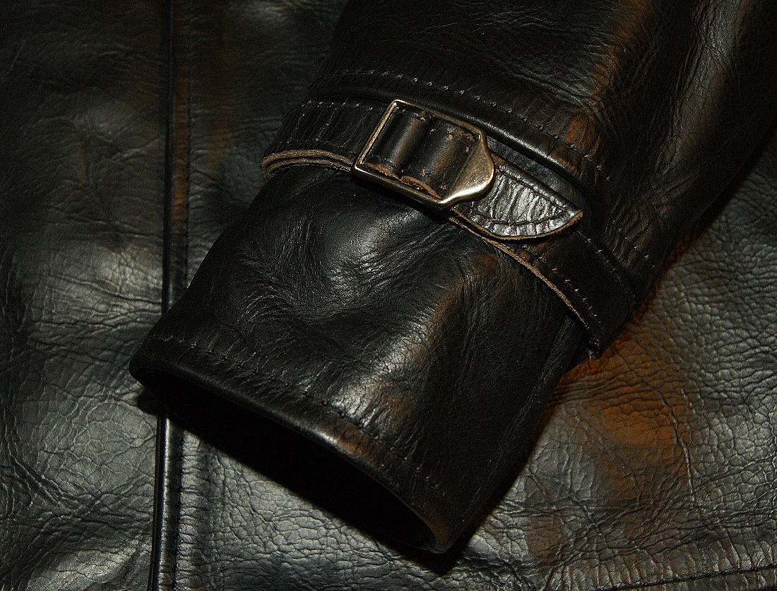 Aero Maxwell Black CXL Steerhide cinch cuff.jpg