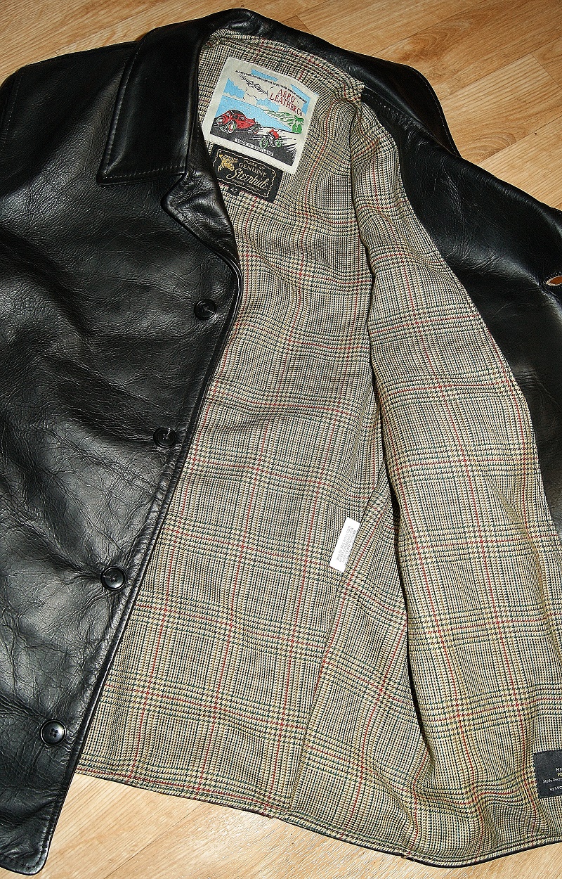 Aero Maxwell Black CXL Steerhide Minto Check Tweed wool lining.jpg